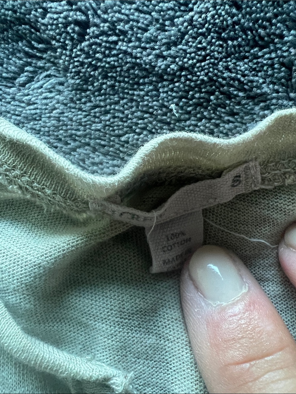 J. Crew Light Gray Short Sleeve Henley Graphic Tee - Picture 4 of 6